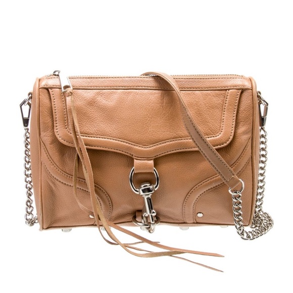 Rebecca Minkoff Tan Leather Crossbody Bag - Picture 1 of 5